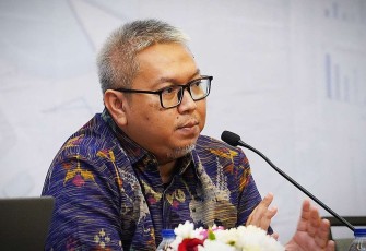 Temmy Satya Permana saat FGD Kebijakan Strategi Keuangan Inklusif UKM di Bogor