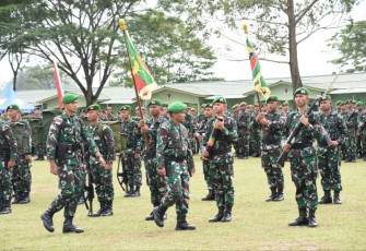 HUT Infanteri Ke-74 Kodam I/BB di Yonif 125/Si'mbisa, Senin (19/12)