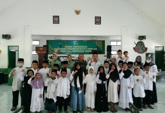Santunan Anak Yatim Syukuran HUT Ke-77 Yonif 511/DY