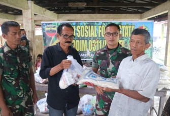 Pembagian Bhakti Sosial Di Lokasi Food Estate
