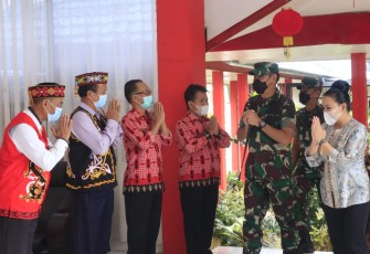 Pangdam XII/Tpr Silaturahmi Dengan Forkopimda Landak