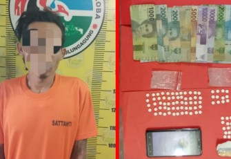 A alias Jabrik (37), pengedar pil double L, asal Ngunut