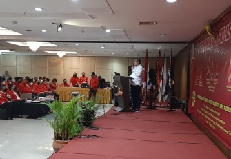 Wabup Malang, Didik Gatot Subroto, saat memberikan sambutan