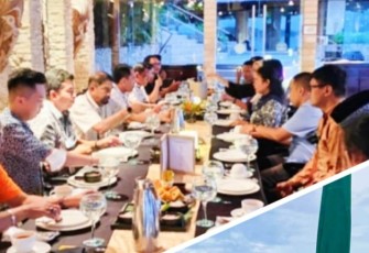 Buka puasa bersama PT BRC dan para Wartawan