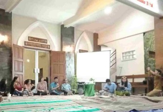 Sarasehan bersama pengurus GKMI dan takmir  Masjid Al Muqorrobin  gelorakan semangat toleransi