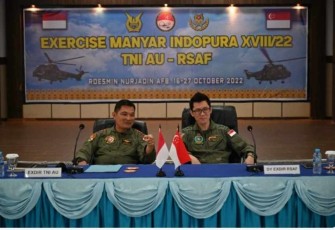 Opening ceremony of joint exercise between TNI AU and RSAF
