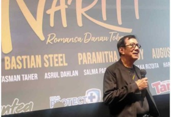 Menkumham Yasonna Laoly saat launching film Nariti 