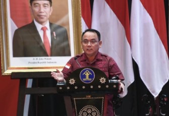 Sekjen Kemenkumham RI Komjen. Pol. Andap Budhi Revianto
