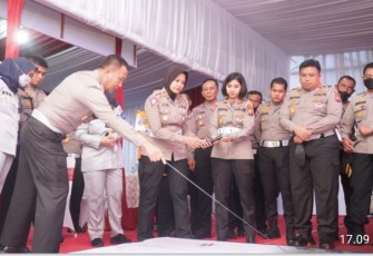 Dirgakum Korlantas Polri Brigjen Pol Aan Suhanan saat memberikan arahan TFG