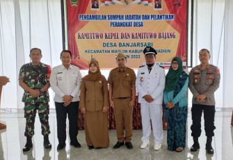 Pelantikan Perangkat Desa Banjarsari