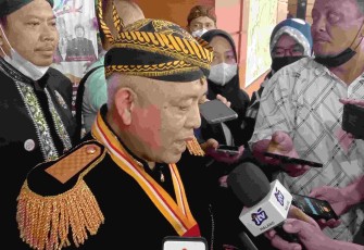 Bupati Malang, H. M Sanusi, saat diwawancara, Senin (28/11/2022).