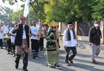 DPW PKB Jatim saat gelar Karnaval Pakaian Tradisional