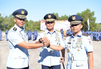 Serah terima Jabatan Danwing Udara 5 Lanud Sultan Hasanuddin