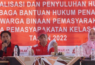 Lapas Cilegon saat Gelar Penyuluhan Hukum