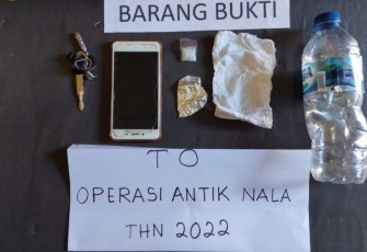 Barang Bukti saat diamankan