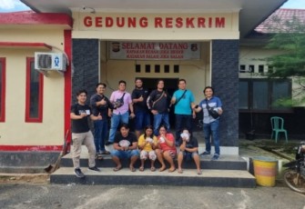 Emak-emak dan Pemuda usai Diciduk Polres Kaur
