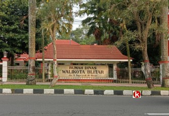 Rumah Dinas Walikota Blitar (foto : Faisal NR / Klikwarta.com)