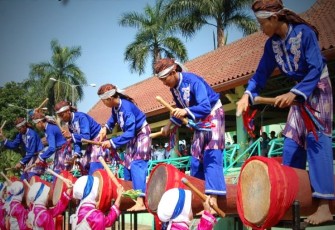 Ilustrasi Tarian Rampak Bedug. Sumber foto : Pesona Banten