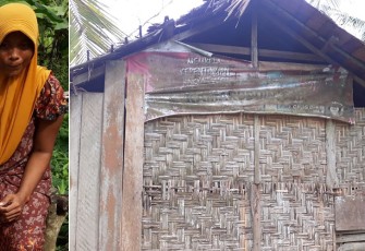 Rumah tak layak huni, warga Dusun Keude Rabo Gampong Buket Teukuh, Kecamatan Idi Tunong, Kabupaten Aceh Timur.