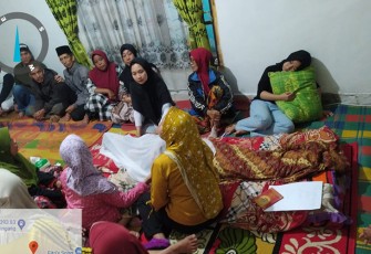 Suasana di Rumah Duka pasca korban ditemukan