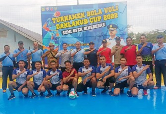 Pembukaan Turnamen Bola Volly Danlanud Cup 2022