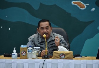 Deputi Operasi dan Latihan (Opslat) Bakamla RI Laksda Bakamla I Gusti Kompiang Aribawa 
