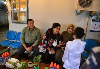 Kasal Laksamana Yudo saat Sambangi Rumah Prajurit 