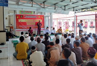 Lapas Kelas III Suliki menggelar Pengajian Akhir Tahun.