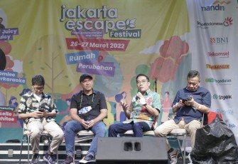  Staf Ahli Menteri Bidang Ekonomi Makro, KemenKopUKM, Rulli Nuryanto dalam acara Jakarta Escape Festival, Sabtu (26/3/2022) kemarin. 