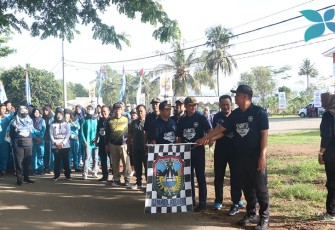  Dandim 0801/Pacitan saat Hadiri Jalan Sehat