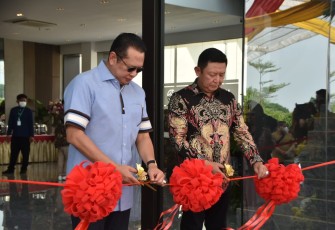 Bamsoet saat Resmikan Kantor Penambangan Kripto Terbesar di Indonesia, di kawasan industri Tangerang, Sabtu (3/9/22).