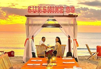 Bamsoet saat mengunjungi Restoran Sunshine 88 di kawasan Kedonganan, Jimbaran BaliBali, Sabtu (17/9/22).