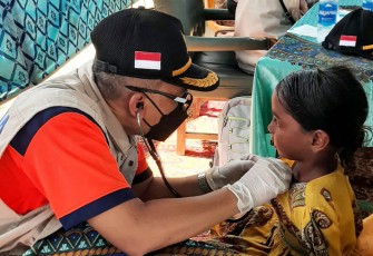 Tim Medis Indonesia saat Tangani warga Terdampak Banjir Pakistan