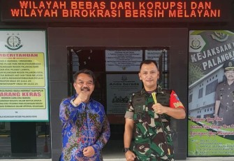 Dandim Bersama Kepala Kejaksaan Negeri Palangka Raya