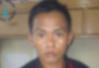 Tersangka saat diamankan