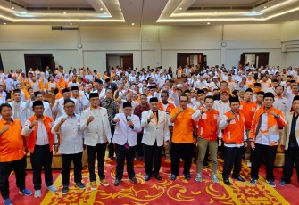 Presiden PKS Ahmad Syaikhu hadir disambut ratusan kader PKS di Malang Raya, Sabtu 12 November 2022. 