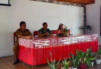 Dandim 1310/Bitung saat memberikan materi
