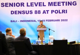 Kapolri Jenderal Listyo Sigit Prabowo saat hadiri Senior Level Meeting
