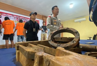 Kapolresta Tangerang Kombes Pol Raden Romdhon Natakusuma saat konferensi pers, Senin (12/9/2022).