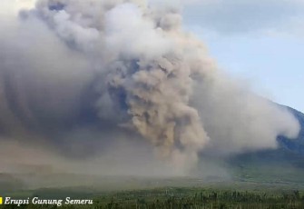 Pasca erupsi gunung semeru