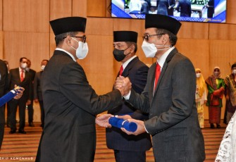 Menhub berikan ucapan selamat ke Dirjen Perhubungan Darat dan Laut yang Baru