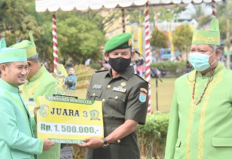 Kasdim 1016 Palangka Raya Hadiri HUT Kota Cantik