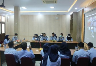 Biro Hukerma saat Kenalkan Aplikasi P2MA ke Jajaran Kemenkumham Banten