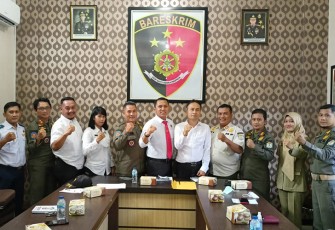 Foto bersama usai Koordinasi Perkuat Sinergitas Penyidik Polri dan PPNS