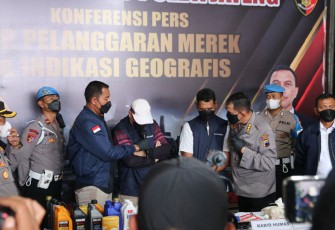 Konferensi Pers Polda Jateng, Kamis (20/10/2022).