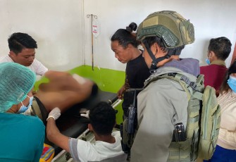 Korban usai dievakuasi