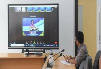 Menteri Keuangan (Menkeu), Sri Mulyani dalam keterangan pers. 