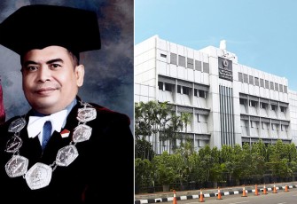 Rektor Universitas Prof. Dr. Moestopo (Beragama), Prof. Dr. H. Paiman Raharjo, M.M., M.Si 