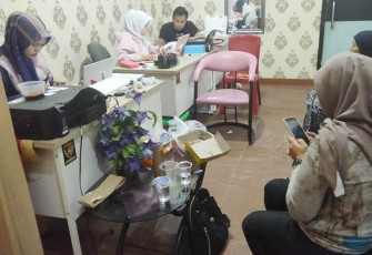 Polres Cilegon saat memproses laporan 