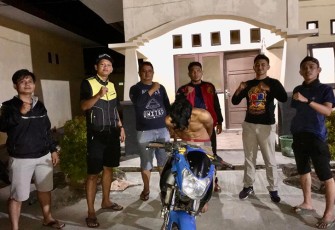 Tersangka dan barang bukti saat diamankan